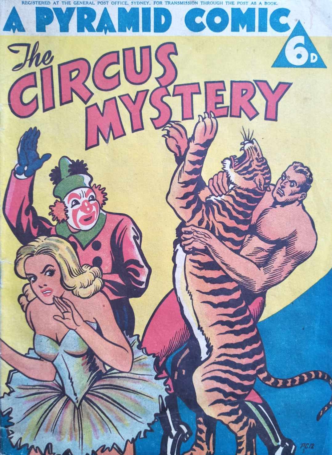 A Pyramid Comic (Pyramid, 1946 series) #12 — Circus Mystery ([April 1948?])