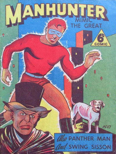 A Pyramid Comic (Pyramid, 1946 series) #PC27 — Manhunter [July 1949?]