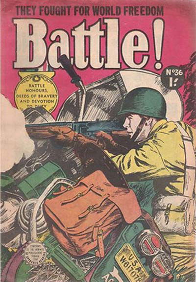 Battle Action (Horwitz, 1954 series) #36 [July 1957?]