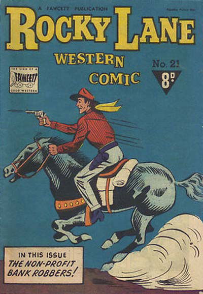 Rocky Lane Western Comic (Cleland, 1949? series) #21 [February 1951?]