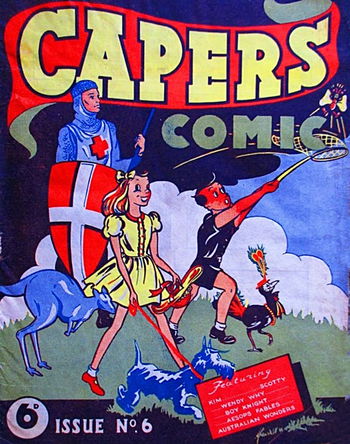 Capers Wholesome Comics for Children (Lush, 1948 series) #5 ([1949?])