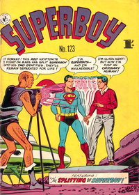 Superboy (Colour Comics, 1950 series)  #123 ([May 1959]) — The Splitting of Superboy!