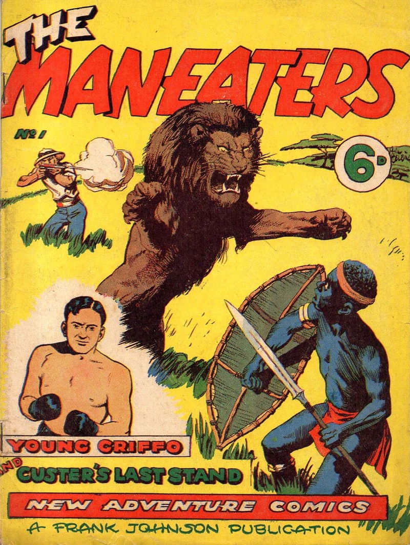 New Adventure Comics (Frank Johnson, 1949 series) #1 — The Maneaters ([1949?])