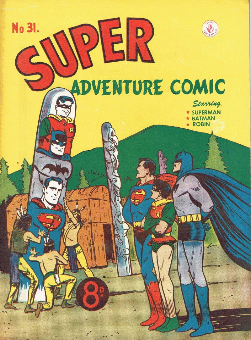 Super Adventure Comic (Colour Comics, 1950 series) #31 ([January 1953])