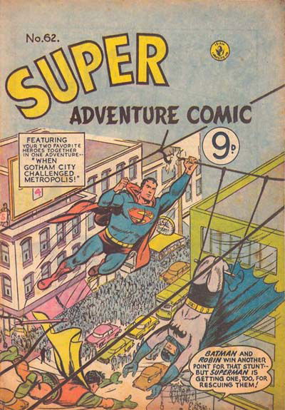 Super Adventure Comic (Colour Comics, 1950 series) #62 [August 1955?]