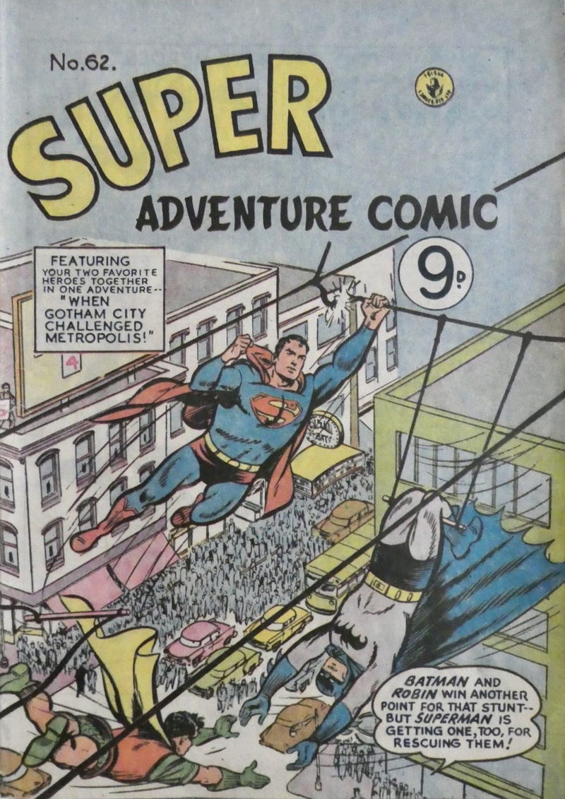Super Adventure Comic (Colour Comics, 1950 series) #62 ([August 1955?])