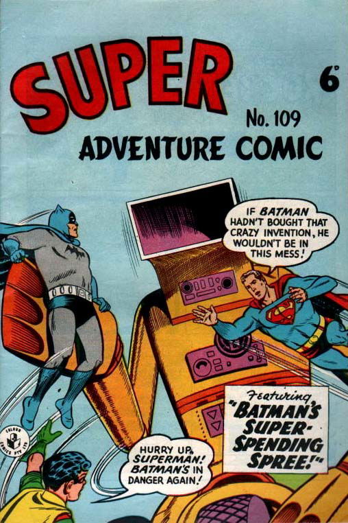 Super Adventure Comic (KGM, 1952 series) #109 ([October 1959])