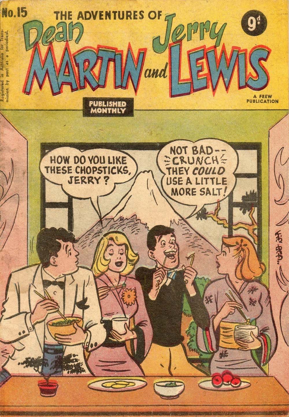 The Adventures of Dean Martin and Jerry Lewis (Frew, 1956 series) #15 ([March 1957?])