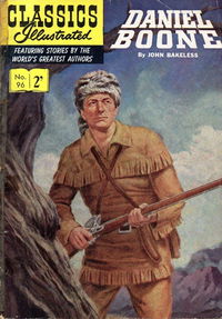 Classics Illustrated (Strato, 1954 series) #96 [HRN 126] (March 1962) — Daniel Boone [March 1962?]