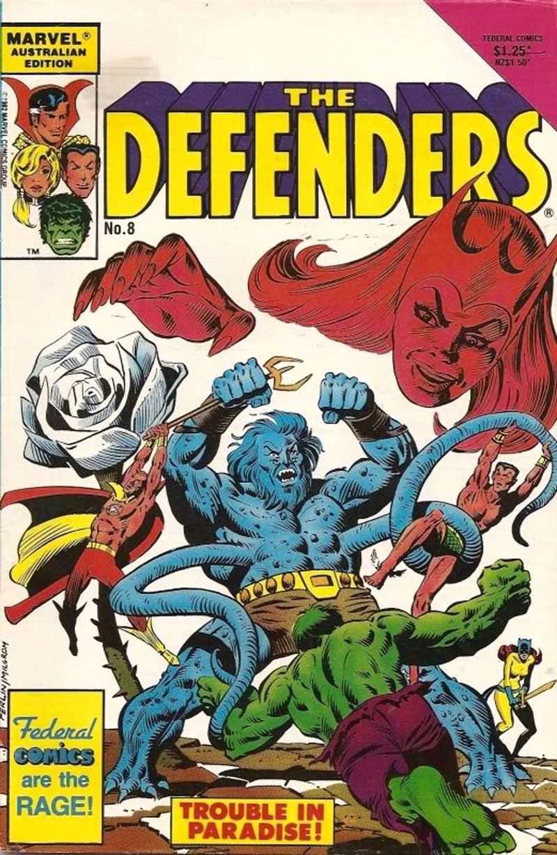 The Defenders (Federal, 1984? series) #8 ([December 1985])