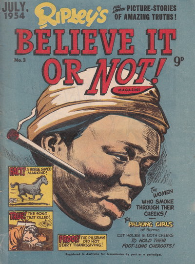 Ripley's Believe It or Not! Magazine  #3 (July 1954)