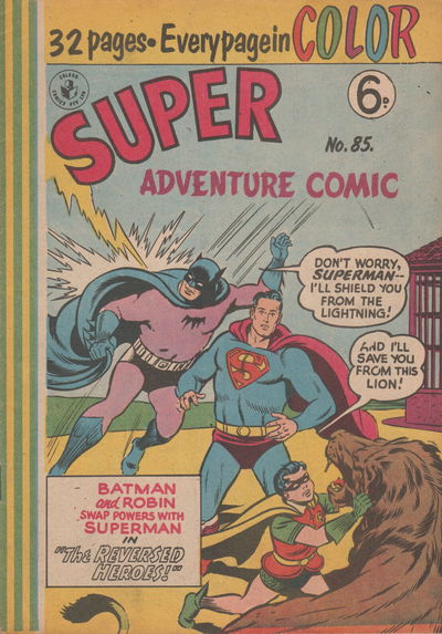 Super Adventure Comic (KGM, 1952 series) #85 [October 1957]