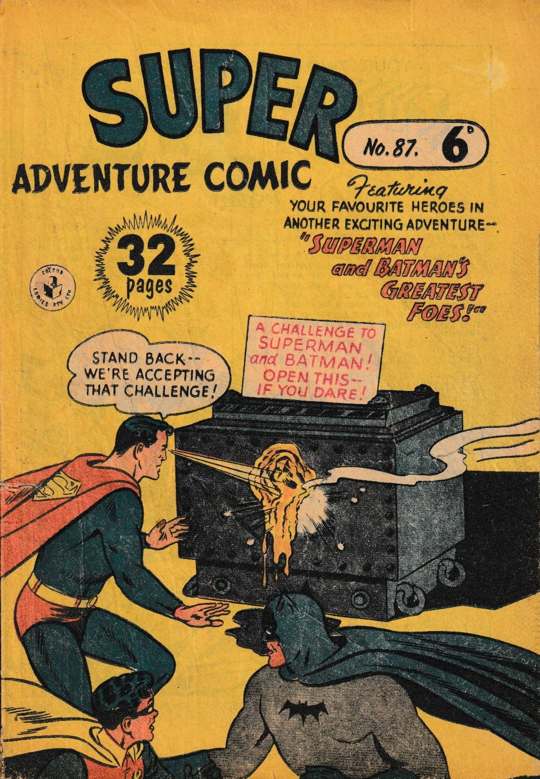 Super Adventure Comic (KGM, 1952 series) #87 ([December 1957])