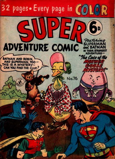 Super Adventure Comic (KGM, 1952 series) #76 [January 1957]