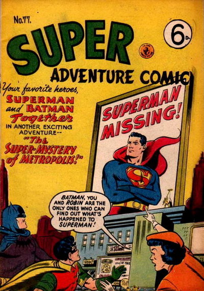 Super Adventure Comic  #77 ([February 1957])