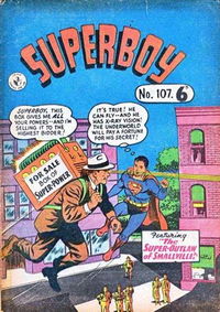 Superboy (Colour Comics, 1950 series) #107 [January 1958?]