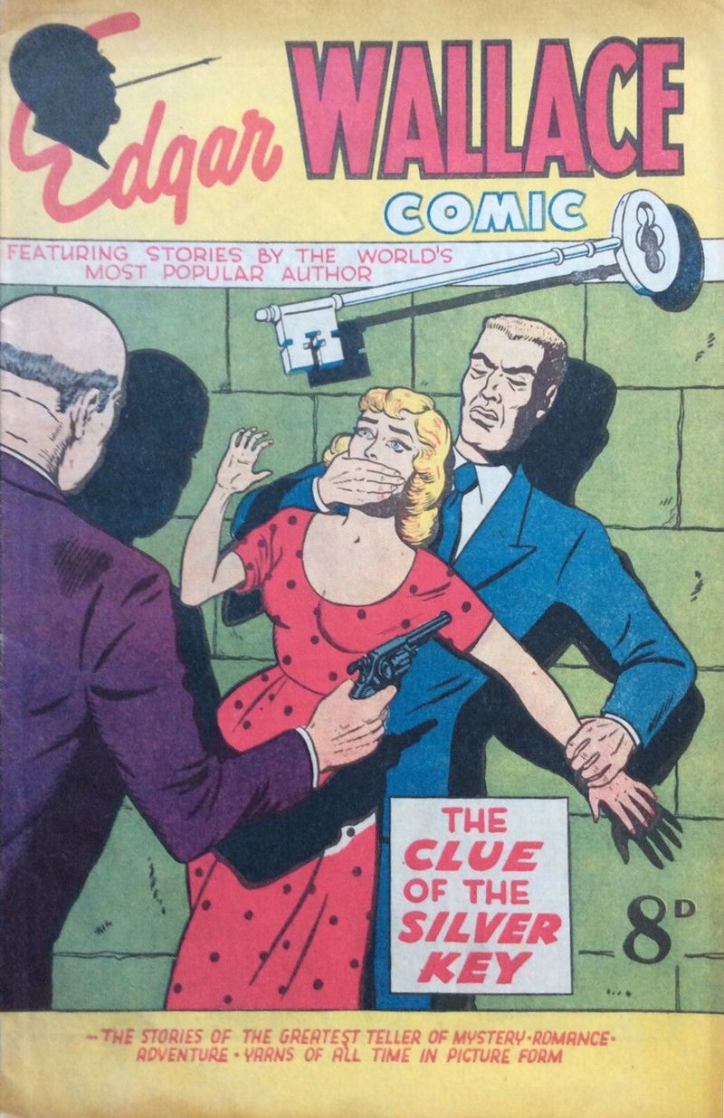 Edgar Wallace Comic (Young's, 1951 series) #1 — The Clue of the Silver Key ([July 1951?])