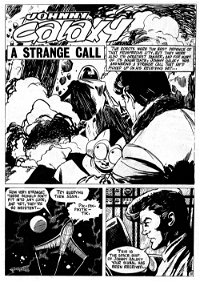 Johnny Galaxy and the Space Patrol (Sport Magazine, 1968 series) #4 — A Strange Call (page 1)