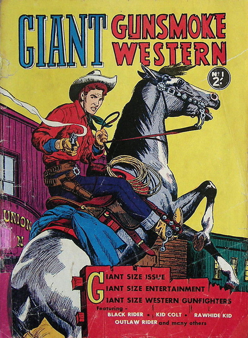 Giant Gunsmoke Western (Horwitz, 1958 series) #1 ([March 1958?])