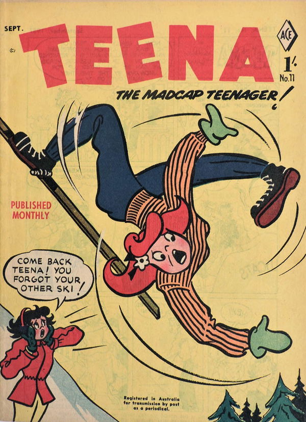 Teena The Madcap Teenager! (Junior Readers, 1956 series) #11 (September 1957)