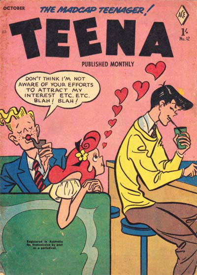 Teena The Madcap Teenager! (Junior Readers, 1956 series) #12 (October 1957)