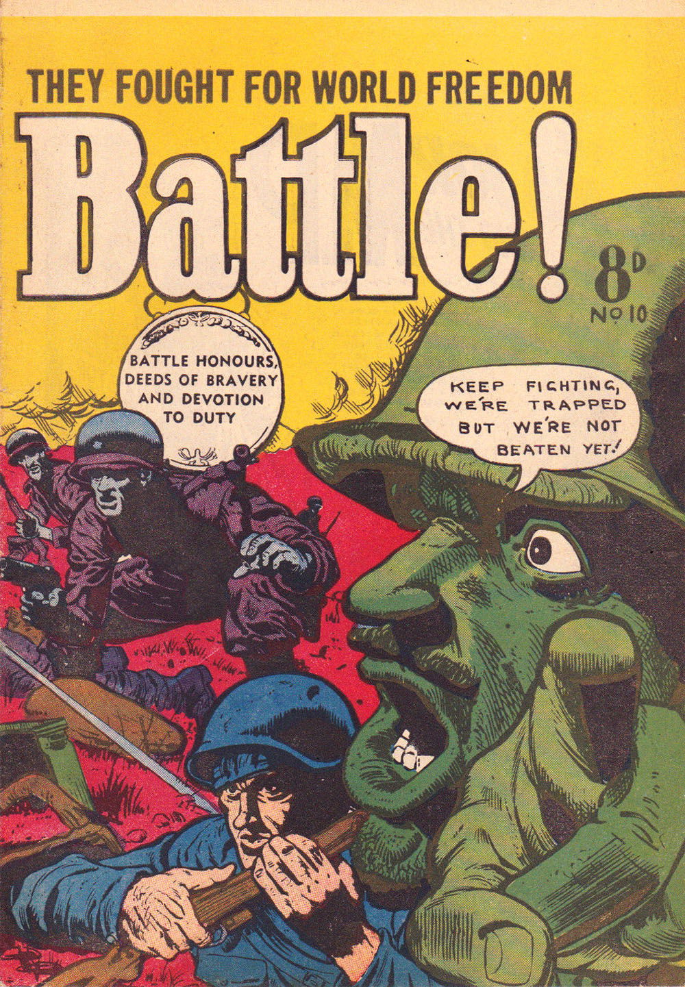 Battle! (Transport, 1953 series) #10 ([April 1954?])