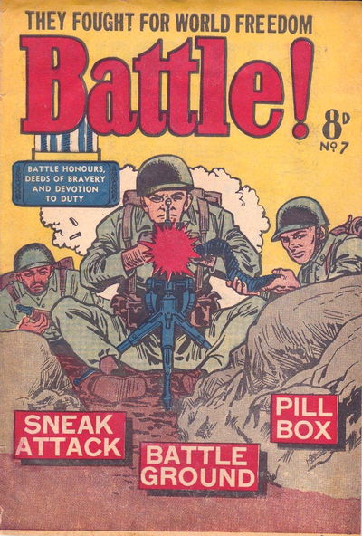 Battle! (Transport, 1953 series) #7 [January 1954?]