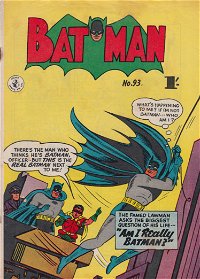 Batman (Colour Comics, 1950 series) #93 — Am I Really Batman?