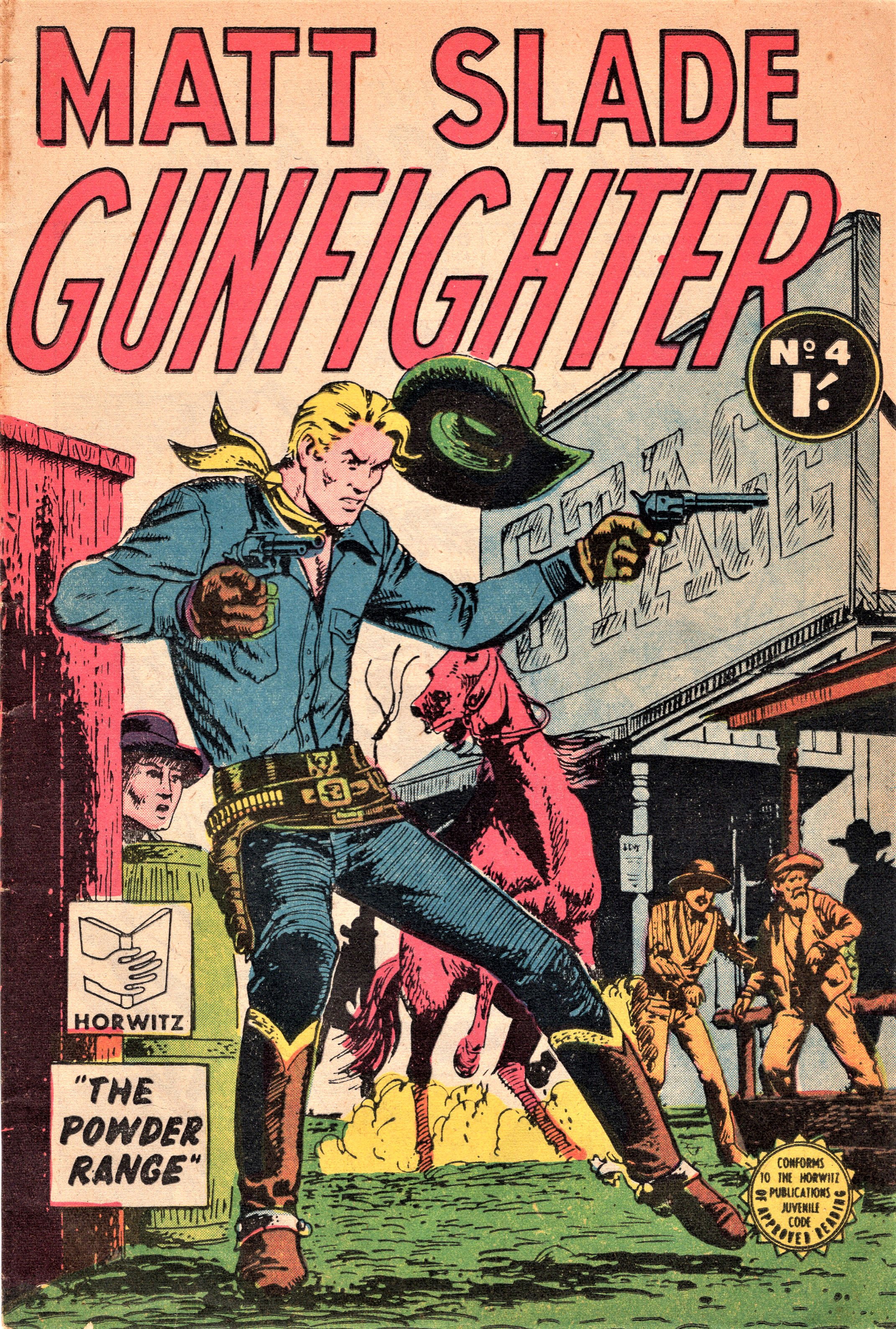 Matt Slade Gunfighter (Horwitz, 1956 series) #4 ([January 1957?])