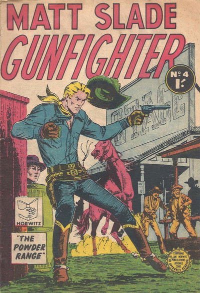 Matt Slade Gunfighter (Horwitz, 1957? series) #4 [November 1957?]