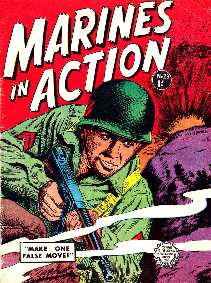 Marines in Action (Horwitz, 1954 series) #23 ([March 1957?])