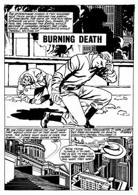 Johnny Galaxy and the Space Patrol (Sport Magazine, 1968 series) #4 — Burning Death