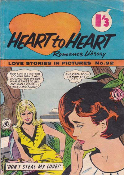Heart to Heart Romance Library (Colour Comics, 1958 series) #92 ([1966?])