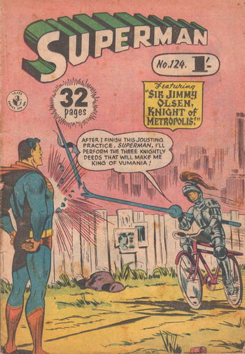 Sir Jimmy Olsen, Knight of Metropolis!