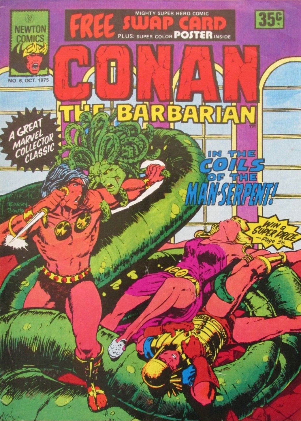 Conan The Barbarian (Newton, 1975 series) #6 (October 1975)