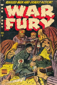 War Fury (Comic Media, 1952 series)  #2 (November 1952) — Rugged Men and Deadly Action!