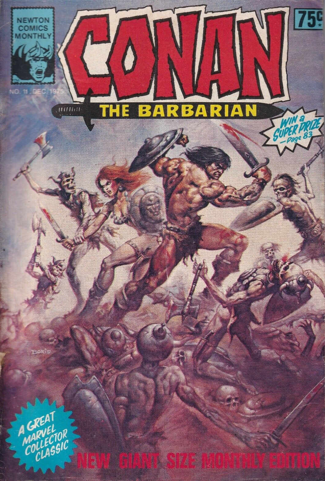 Conan The Barbarian (Newton, 1975 series) #11 (December 1975)
