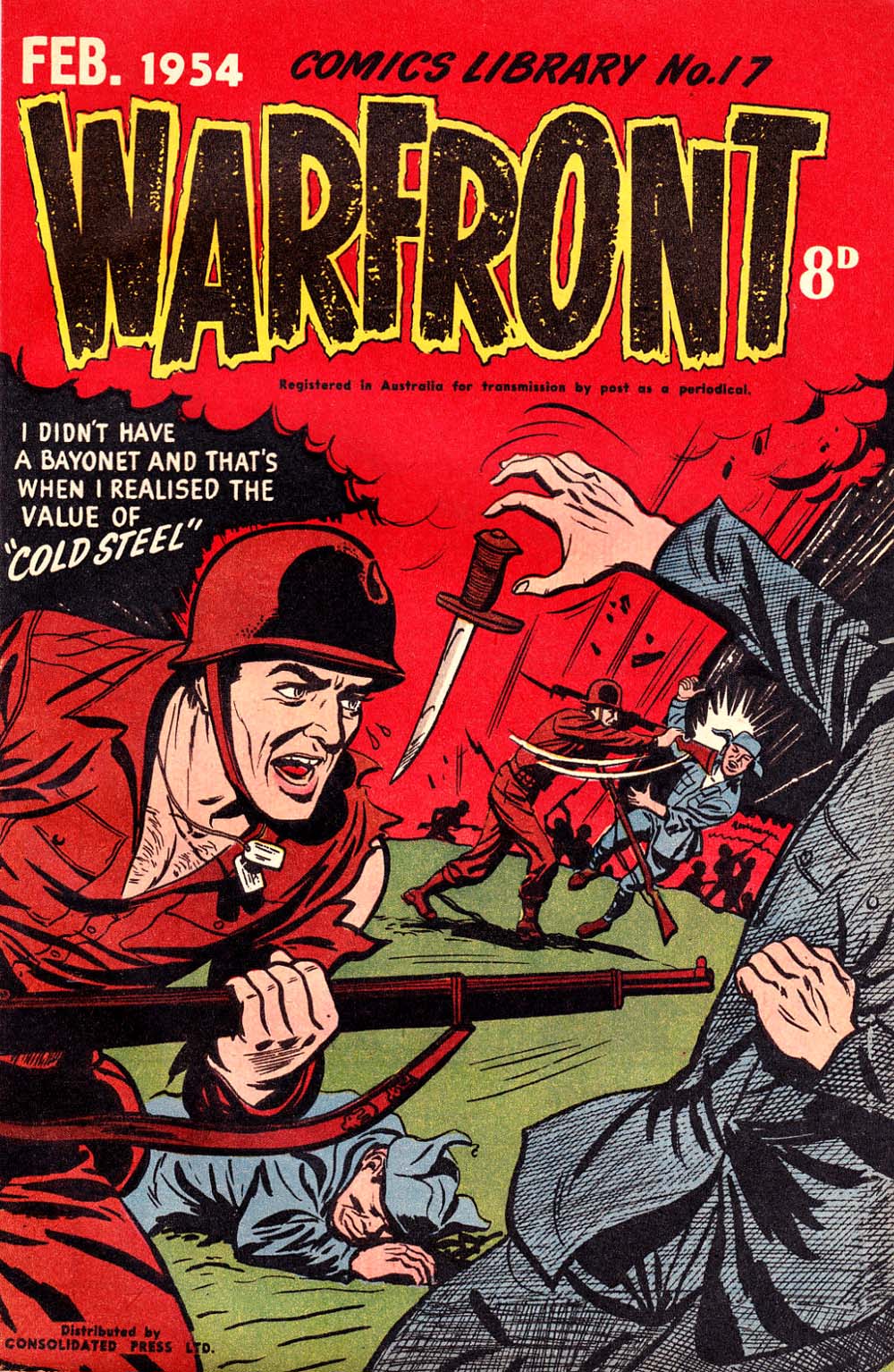 Comics Library (Red Circle, 1952 series) #17 — Warfront (February 1954)