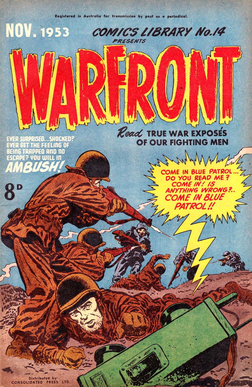 Comics Library (Red Circle, 1952 series) #14 — Warfront (November 1953)