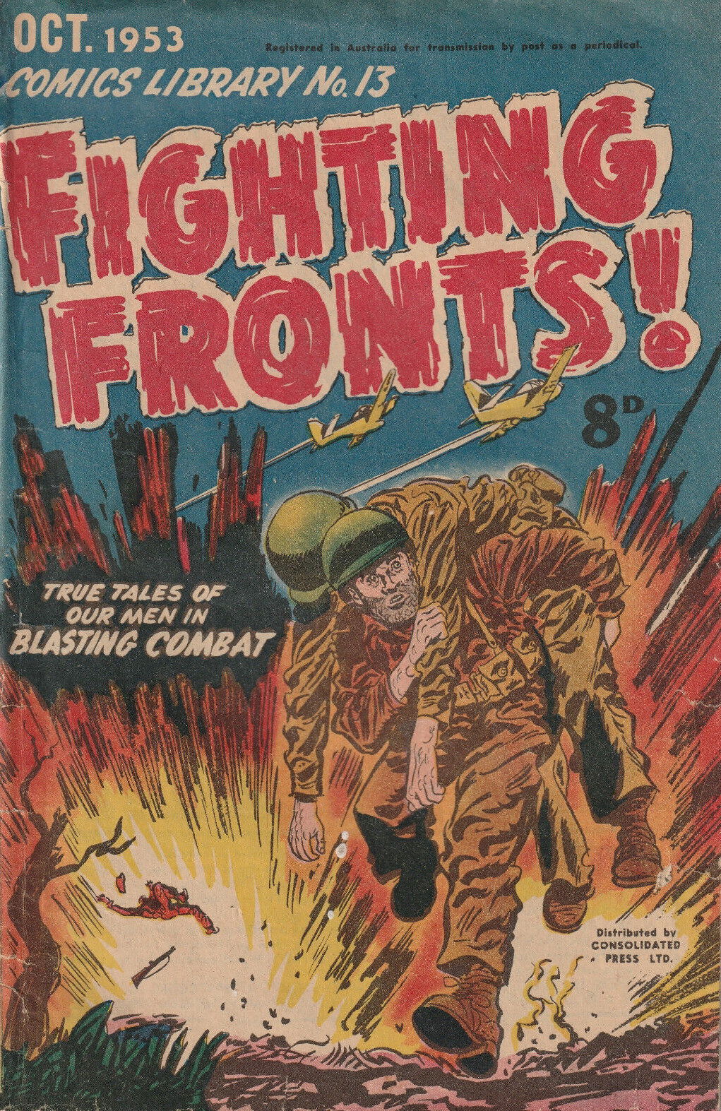 Comics Library (Red Circle, 1952 series) #13 — Fighting Fronts! (October 1953)