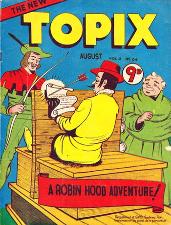 The New Topix (Catholic Press, 1955 series) v2#64 (August 1957) —The New Topix