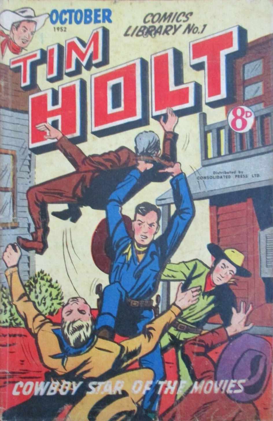 Comics Library (Red Circle, 1952 series) #1 — Tim Holt (October 1952)