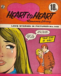 Heart to Heart Romance Library (Colour Comics, 1958 series) #149