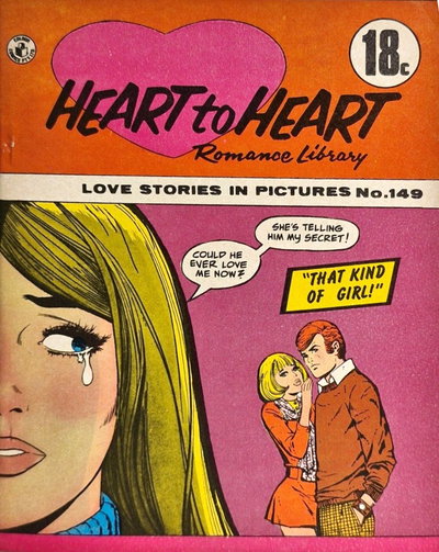Heart to Heart Romance Library  #149 ([October 1970?])