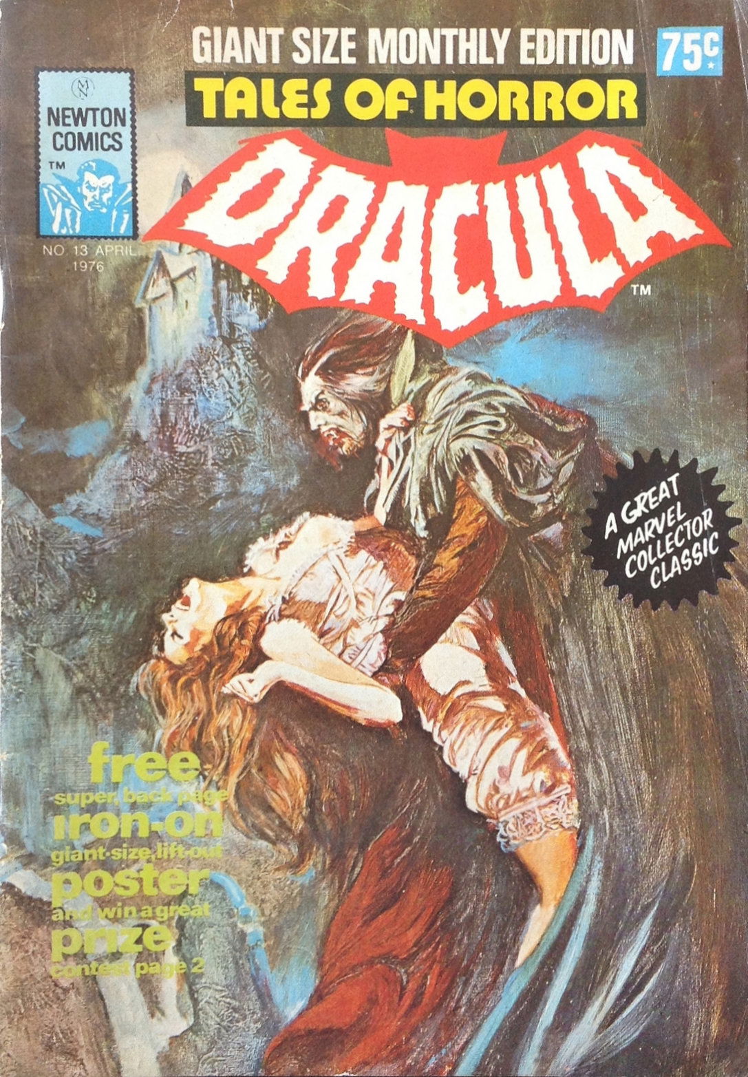 Tales of Horror Dracula (Newton, 1975 series) #13 (April 1976)