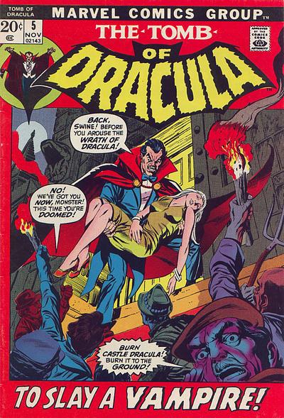 Tomb of Dracula  #5 (November 1972)