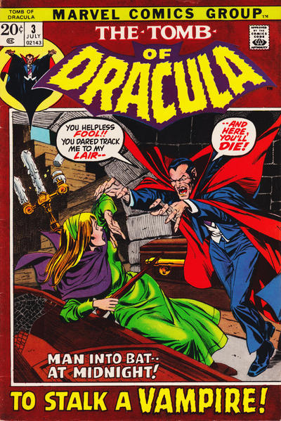 Tomb of Dracula  #3 (July 1972)