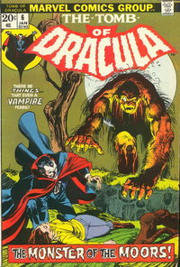 Tomb of Dracula (Marvel, 1972 series)  #6 (January 1973) — The Monster of the Moors!