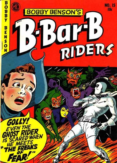 Bobby Benson's B-Bar-B Riders (Magazine Enterprises, 1950 series) #15 (July-August 1952)