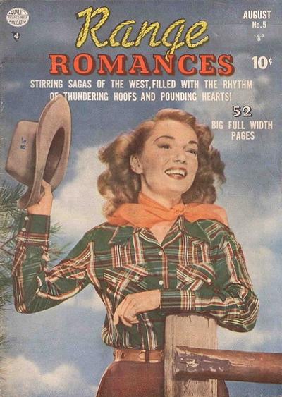 Range Romances (Quality, 1949 series) #5 (August 1950)